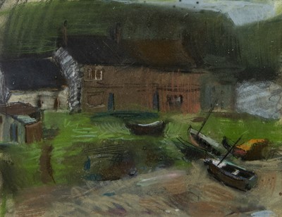 Lot 507 - ETHIE MAINS, AN EARLY PASTEL BY GEORGE BIRRELL