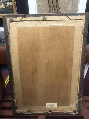 Lot 460 - PORTRAIT OF A LADY WITH BLACK BEADS, A PASTEL BY JOHN BULLOCH SOUTER