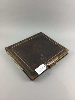 Lot 319 - A VICTORIAN ALBUM OF AUTOGRAPHS AND PHOTOGRAPHS