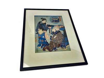 Lot 792 - A LOT OF TWO JAPANESE WOODBLOCK PRINTS