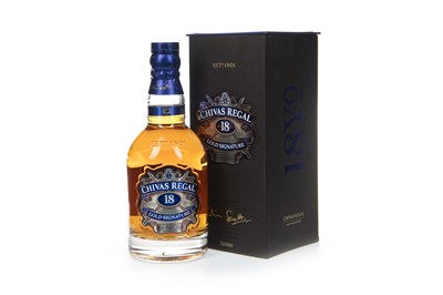 Lot 221 - CHIVAS REGAL AGED 18 YEARS - 50CL