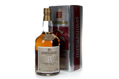 Lot 47 - SPRINGBANK 21 YEARS OLD