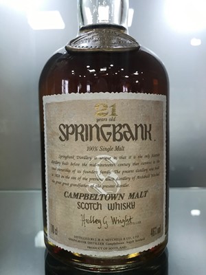 Lot 47 - SPRINGBANK 21 YEARS OLD