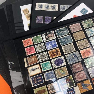 Lot 152 - THREE FOLDERS OF STAMPS