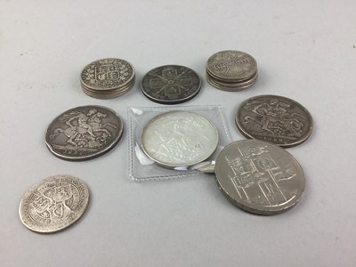 Lot 177 - A GROUP OF VICTORIAN SILVER COINS