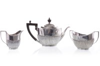 Lot 526 - EARLY 20TH CENTURY SILVER PLATED FOUR PIECE...