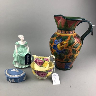 Lot 392 - A COALPORT FIGURE OF 'HENRIETTA' AND OTHER FIGURES