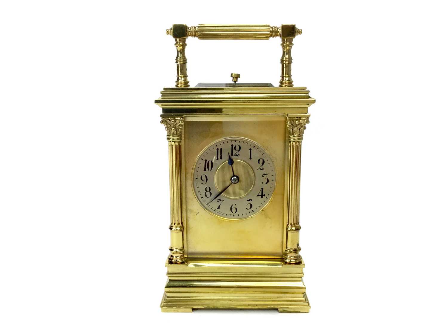 Lot 1111 - A MID-20TH CENTURY REPEATER CARRIAGE CLOCK