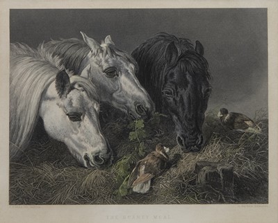 Lot 487 - THE SCANTY MEAL, AFTER JF BENJAMIN HERRING