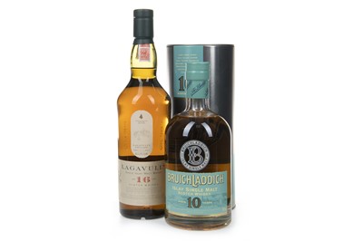 Lot 327 - BRUICHLADDICH AGED 10 YEARS AND LAGAVULIN AGED 16 YEARS