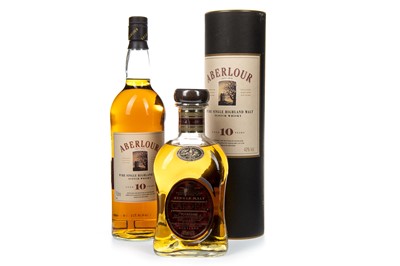 Lot 331 - CARDHU AGED 12 YEARS ONE LITRE AND ABERLOUR AGED 10 YEARS ONE LITRE