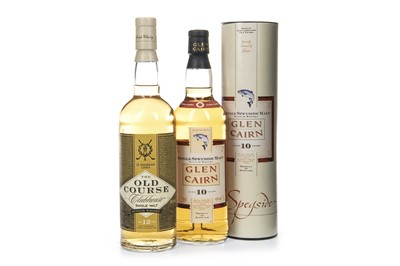 Lot 344 - THE OLD COURSE AGED 12 YEARS AND GLEN CAIRN AGED 10 YEARS