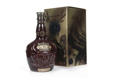 Lot 227 - CHIVAS REGAL ROYAL SALUTE 21 YEARS OLD RUBY DECANTER