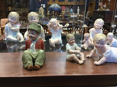 Lot 1078 - A  LOT OF THIRTEEN LATE 19TH/EARLY 20TH CENTURY PIANO BABIES