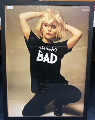 Lot 493 - A DEBORAH HARRY OF BLONDIE POSTER