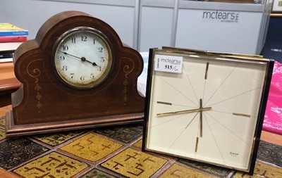 Lot 515 - A LOT OF TWO MANTEL CLOCKS