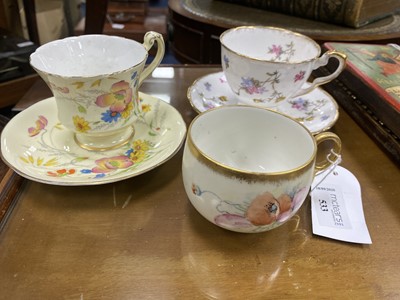 Lot 533 - A LOT OF THREE PART TEA SERVICES