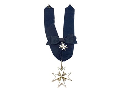 Lot 1662 - A CHIVALRY AWARD FOR THE ORDER OF ST JOHN
