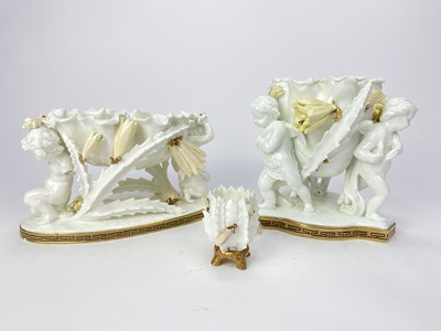 Lot 1080 - A MOORE FIGURAL TABLE CENTREPIECE