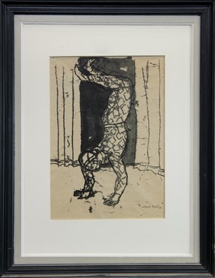 Lot 574 - ACROBAT, A MONOTYPE BY CARLO ROSSI