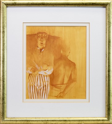 Lot 581 - UNTITLED, A WATERCOLOUR BY ALAN KING