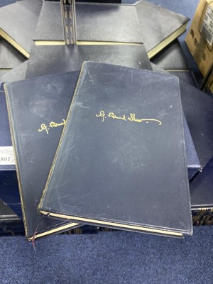 Lot 501 - THE PLAYS OF BERNARD SHAW AND COPIES OF CHAMBERS ENCYCLOPEDIAS