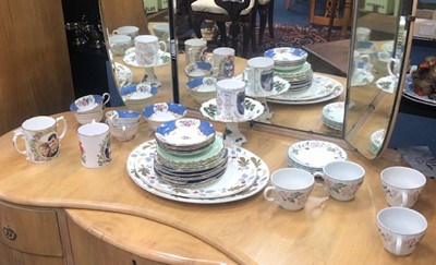 Lot 504 - AN AYNSLEY 'SCALA' PART TEA SERVICE AND OTHER TEA WARE