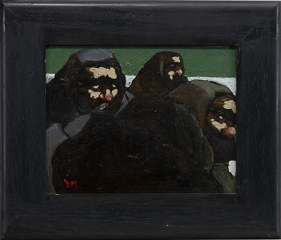 Lot 586 - FRANKLIN EXPEDITION, AN OIL BY DONALD MARTIN