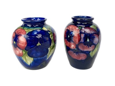 Lot 1090 - A LOT OF TWO MOORCROFT VASES