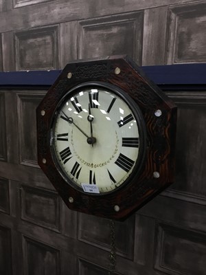 Lot 64 - A 19TH CENTURY WAG AT THE WALL CLOCK