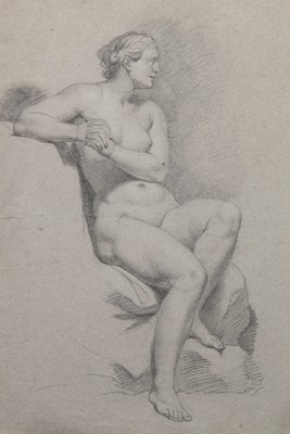 Lot 507 - A PAIR OF CLASSICAL STUDIES IN PENCIL