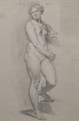 Lot 507 - A PAIR OF CLASSICAL STUDIES IN PENCIL