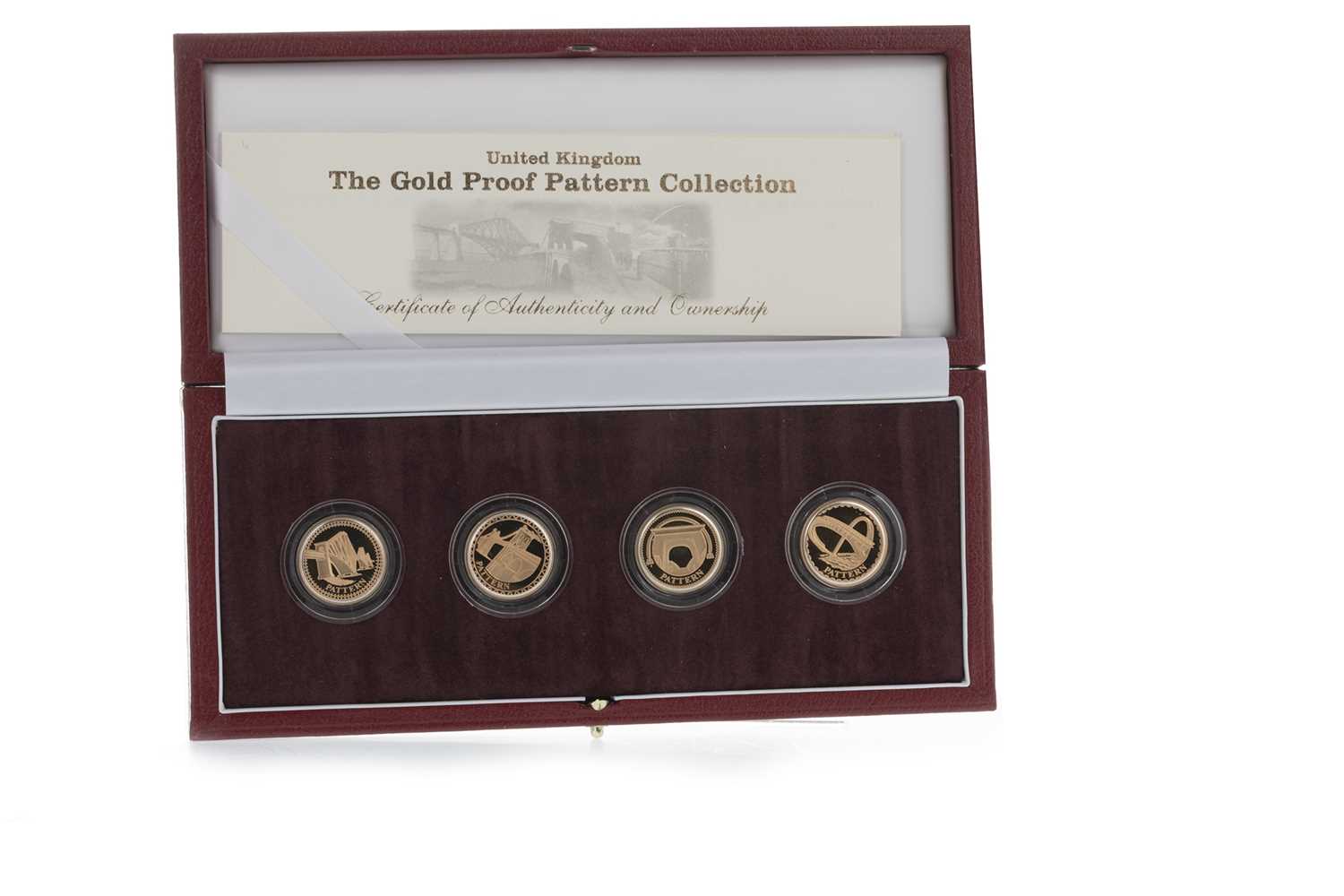 Lot 44 - THE QUEEN ELIZABETH II (1952 - PRESENT) GOLD PROOF PATTERN FOUR COIN COLLECTION