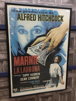 Lot 1690 - A LOT OF TWO ALFRED HITCHCOCK SPANISH RELEASE FILM POSTERS
