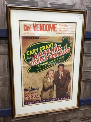 Lot 1698 - A LOT OF TWO FRAMED BELGIAN FILM POSTERS