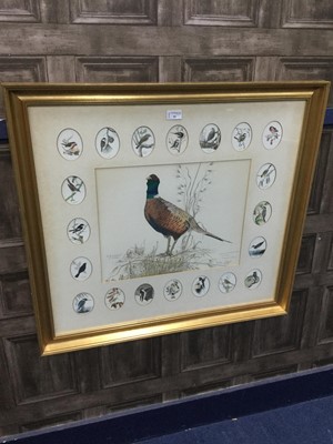 Lot 51 - A HAND COLOURED PRINT DEPICTING BIRDS BY JOHN MORLAND