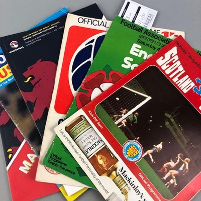 Lot 28 - A LOT OF SCOTLAND INTERNATIONAL AND OTHER FOOTBALL PROGRAMMES