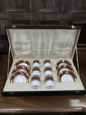 Lot 66 - A ROYAL DOULTON COFFEE SERVICE IN CASE