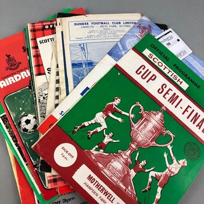 Lot 98 - A COLLECTION OF SCOTTISH FOOTBALL PROGRAMMES