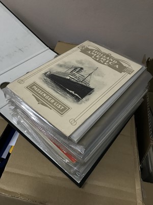 Lot 359 - A LOT OF SHIP EPHEMERA