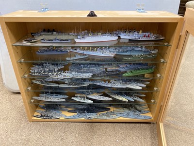 Lot 1730 - A COLLECTION OF WATERLINE MODEL SHIPS