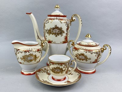 Lot 308 - A MEITO CHINA COFFEE SERVICE AND OTHER CERAMICS