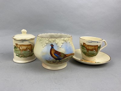 Lot 304 - A LOT OF CERAMICS INCLUDING LOCKE & CO, CROWN DEVON, WEDGWOOD AND OTHERS