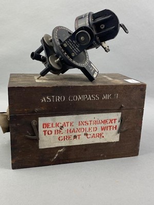 Lot 392 - AN ASTRO MKII COMPASS AND ANOTHER COMPASS