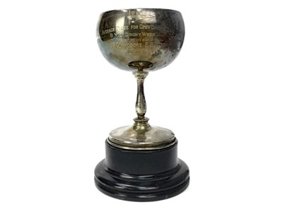 Lot 1715 - A SILVER TROPHY CUP AWARDED TO IWUNDA