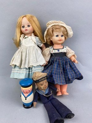 Lot 404 - A LOT OF 20TH CENTURY DOLLS