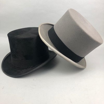 Lot 153 - A LOT OF TWO TOP HATS