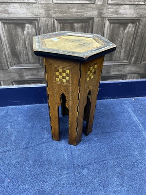 Lot 497 - AN HEXAGONAL OCCASIONAL TABLE