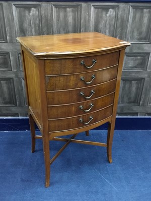 Lot 373 - A 20TH CENTURY MUSIC CABINET