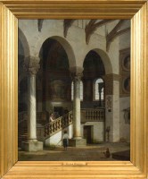 Lot 1515 - HEINRICH HANSEN (DANISH 1821 - 1890), INTERIOR...